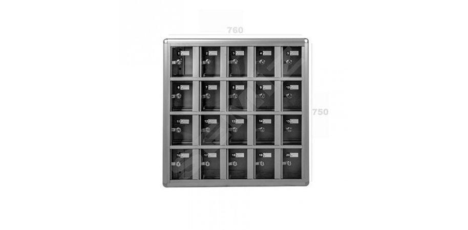  Type 10x15 Aluminum Individual Usage Cabinet